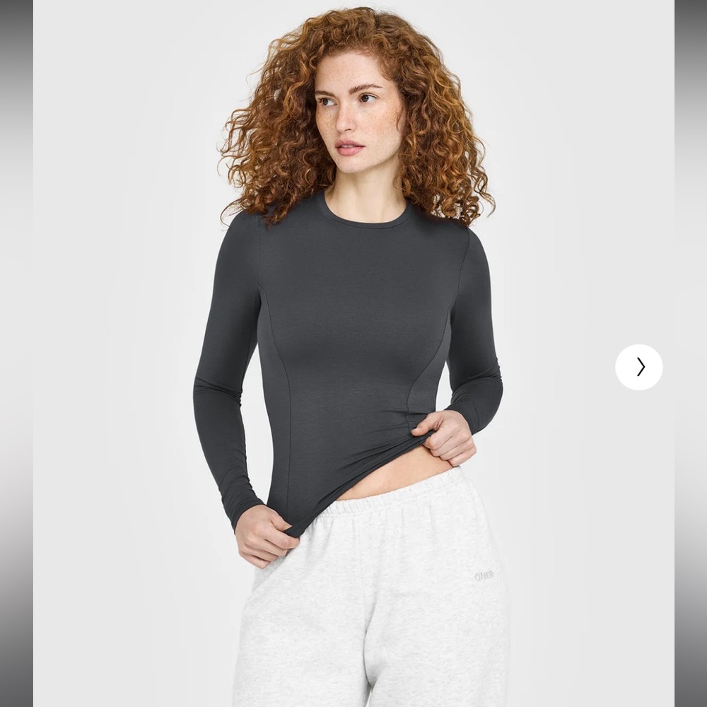 Oner active MELLOW™ SOFT LONG SLEEVE TOP Coal size Large